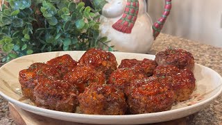 Mini Glazed Meatloaves in a Muffin Pan