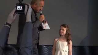 Amira Willighagen - Receiving her 1st Album CD from Gordon - 22 March 2014