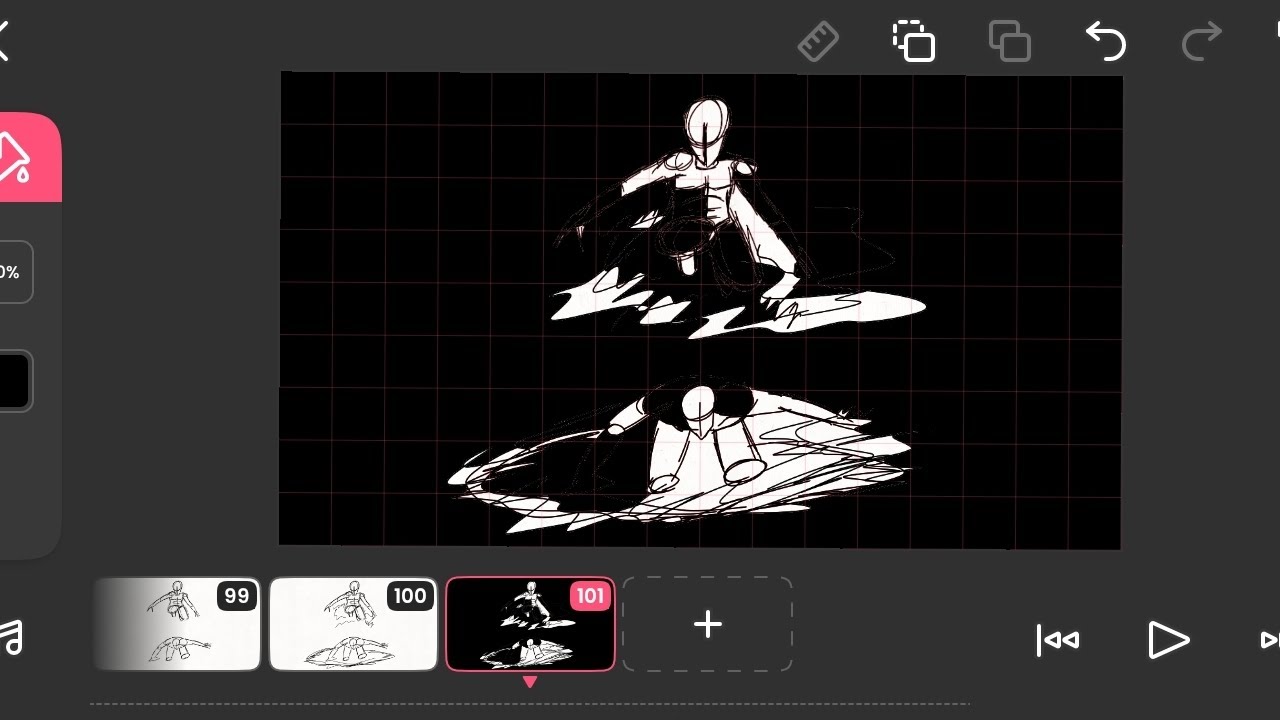 Aang vs Prince Zuko fan animation rough sketch.