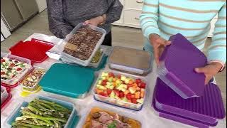 LocknLock Set of (3) 9-Cup Wave Rectangle Storage Set on QVC