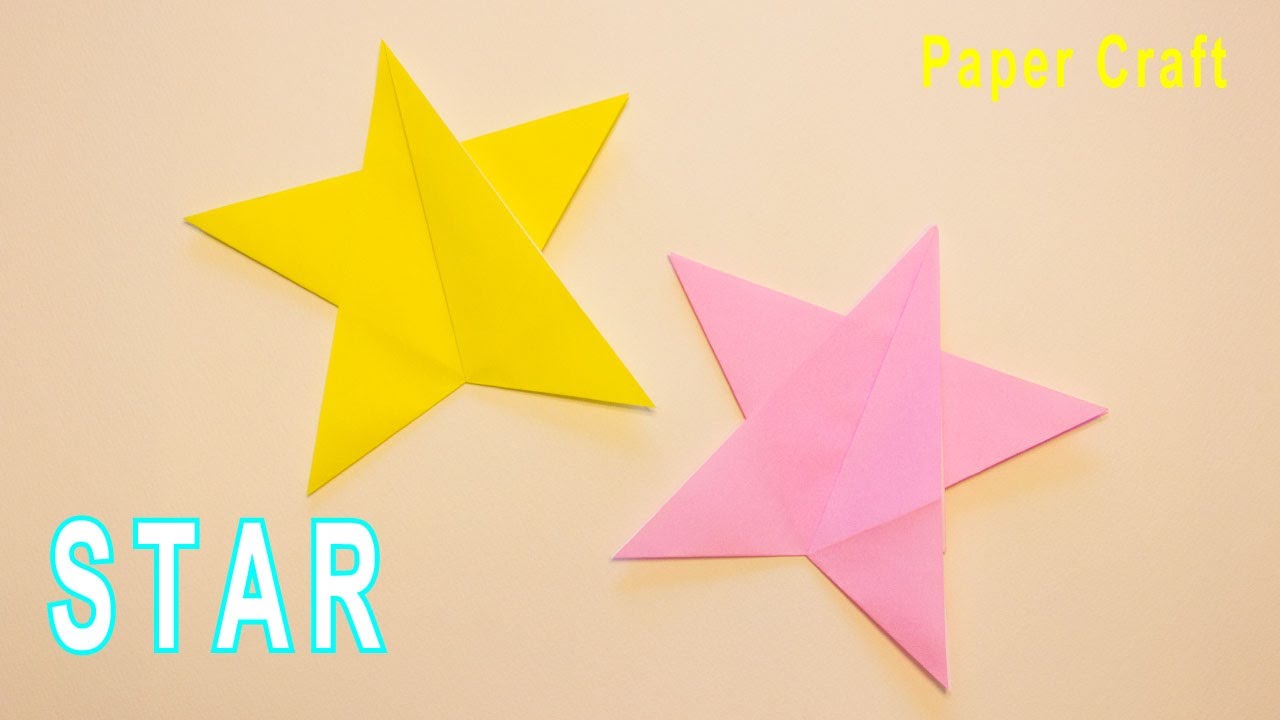 Paper Craft Origami - How to make a Star ~DIY tutorial~ - YouTube