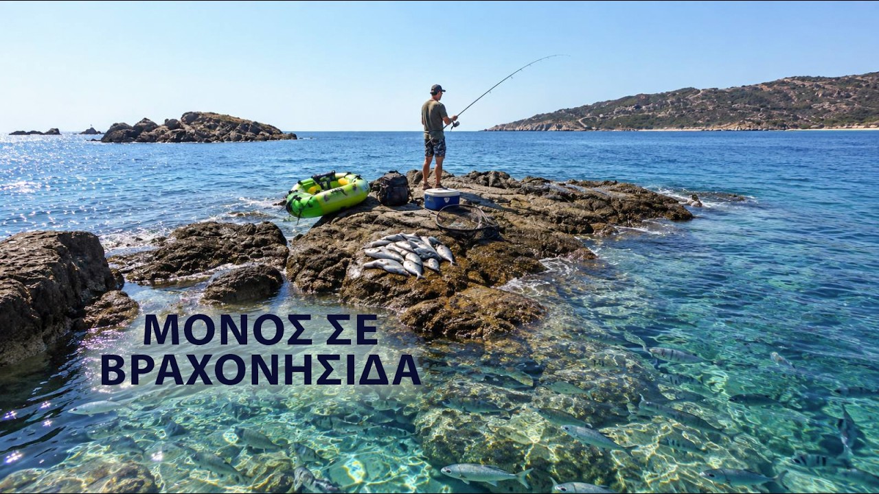 Έφτασα για ψάρεμα με μικρή βαρκούλα (catch & cook)