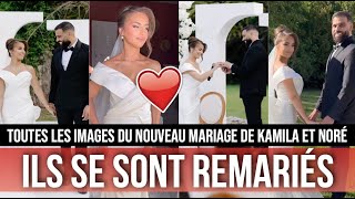 KAMILA ET NORÉ SE SONT REMARIÉS 💍❤️ TOUTES LES IMAGES DE LEUR NOUVEAU MARIAGE 😍 ELLE EST MAGNIFIQUE