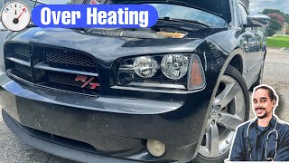 dodge charger rt running hot - now the engine is making noise (sounds terrible) #dodgecharger