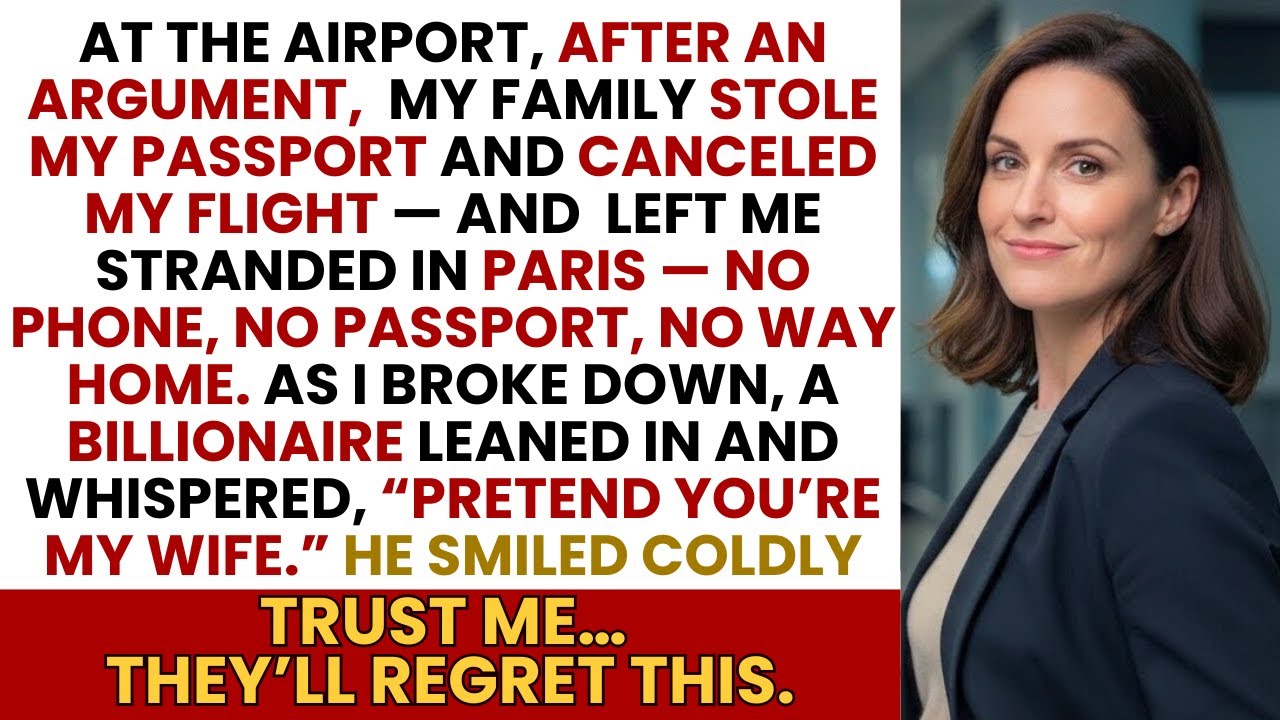 At the Airport, My Family Stole My Passport—Then a Billionaire: “They’ll Regret This”