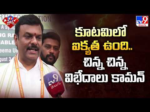 AP BJP Chief Madhav : కూటమిలో ఐక్యత ఉంది.. చిన్న చిన్న విభేదాలు కామన్ - TV9 - TV9