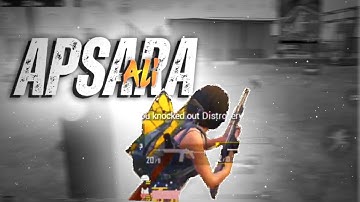 Apsara Aali | BGMI AMAZING MONTAGE |  SAMSUNG,A3,A5,A6,A7,J2,J5,J7,S5,S6,S7,59,A10,A20,A30,A50,A70