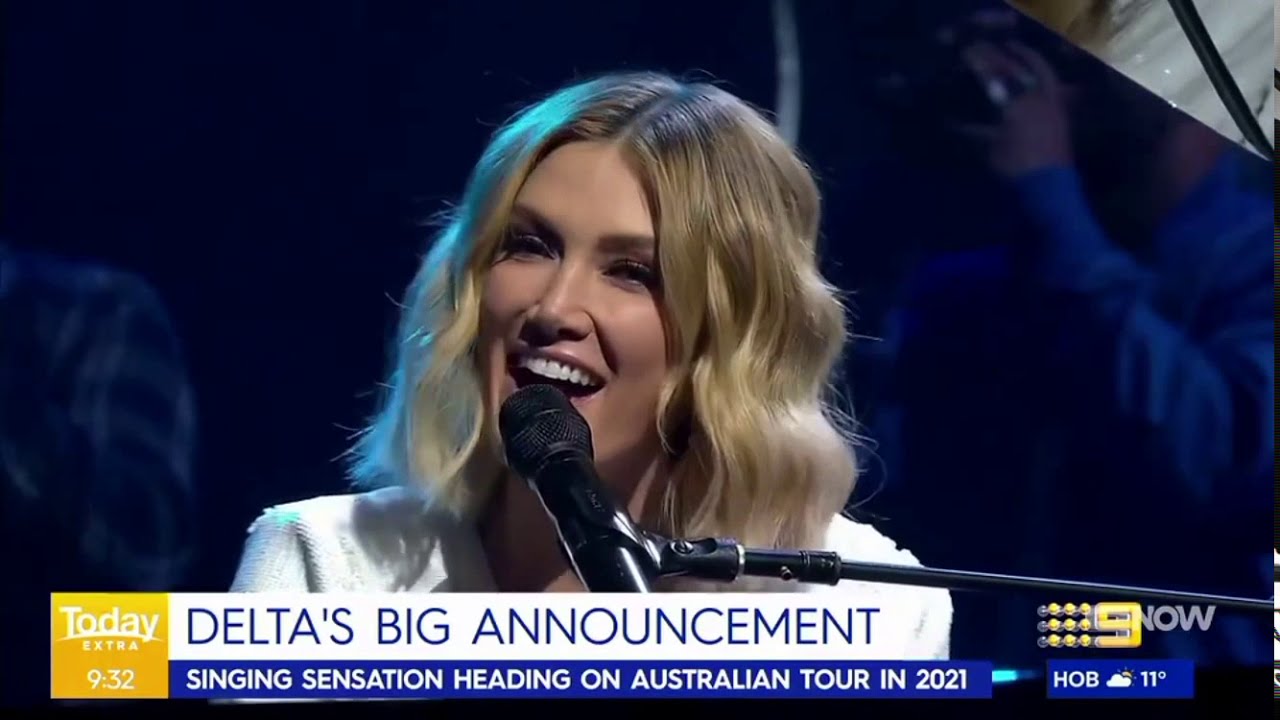Delta Goodrem on TODAY EXTRA - 13th July 2020