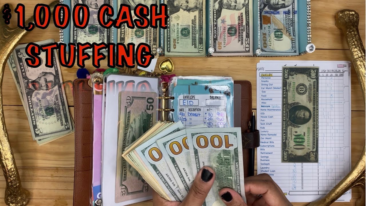 3/12/2021 - Cash Stuffing - #CashStuffing #SKSPaydayBudgetBook - YouTube