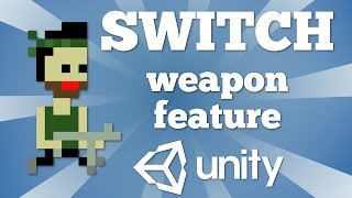 How to make switch weapon feature in Unity 2D arcade game | Very simple Unity 2d Tutorial screenshot 4