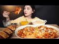 SUB)치즈가득 꾸덕꾸덕 김치피자탕수육 먹방 ! 새우볶음밥 피자만두까지 꿀조합 리얼사운드 Kimchi pizza tangsuyuk mukbang ASMR