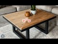 This simple coffee table has a secret