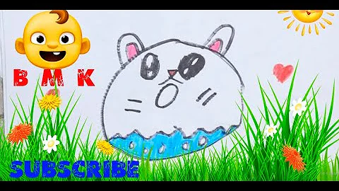 HOW TO DRAW A DONUT BUNNY EASY