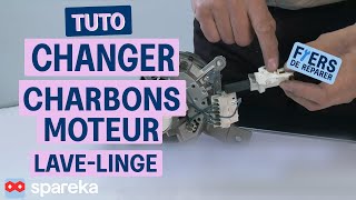 Comment changer les charbons moteur d'un lave-linge ?