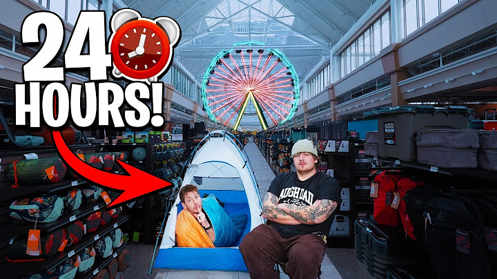 Overnight Challenge In Mega Store!