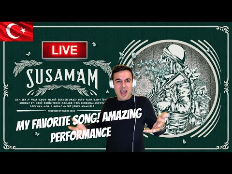 Italian Reaction to 🇹🇷 Turkish song #SUSAMAM ( LIVE ) ( The best song in the world )