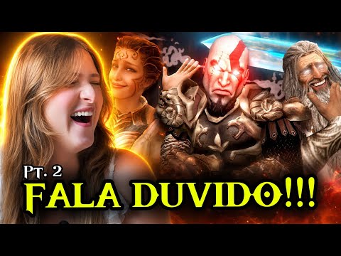 GOD OF WAR 2 🤣 MY WIFE'S REACTION who has NEVER Played God Of War