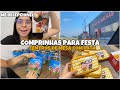 EM BUSCA DAS ROUPAS DA FESTA + FAZENDO OS CENTROS DE MESA E CHEGARAM MAIS COMPRINHAS