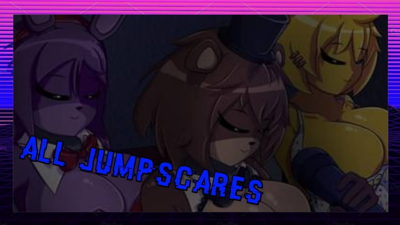 Five Nights In Anime: Reborn - ALL POSES AND JUMPSCARES! 