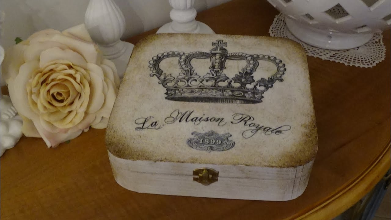 Trasferimento immagine con la pittura - Effetto shabby chic