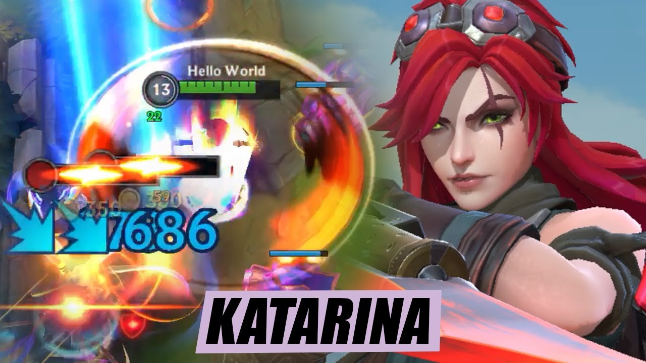 RESISTANCE KATARINA GAMEPLAY | NEW SKIN (BUILD & RUNES - YouTube