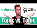 Topic vs topic solace pubsub and apache kafka