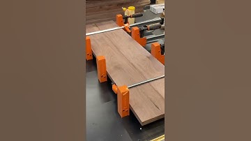 Wood Panel Glue Up - DIY Woodworking - Walnut Panel