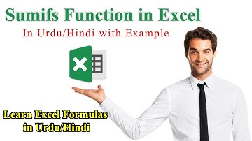 Sumifs Function in Excel in Urdu/Hindi Explained with Example