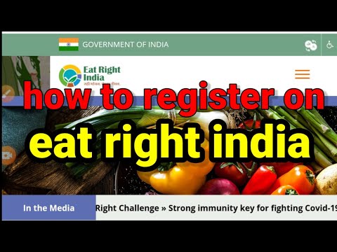 how to register your school on eat right India|हाउ टू रजिस्टर ऑन इट राइट इंडिया|eat right india|