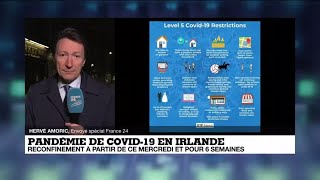 Covid-19 en Irlande : reconfinement et des amendes jusqu'à 2 500 euros