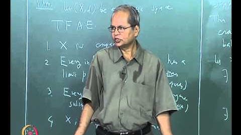 Mod-06 Lec-30 Characterizations of Compact Sets