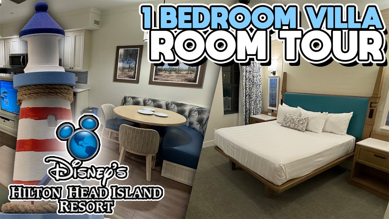 Disney's Hilton Head Island Resort - Remodeled 1-Bedroom Villa Hotel Room Tour