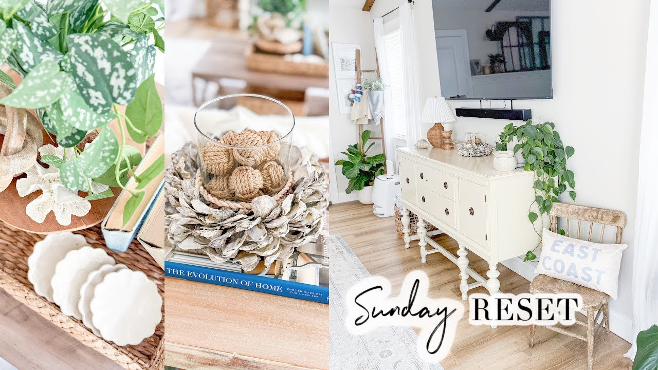 SUNDAY RESET // WEEKLY CLEANING MOTIVATION // CHARLOTTE GROVE FARMHOUSE