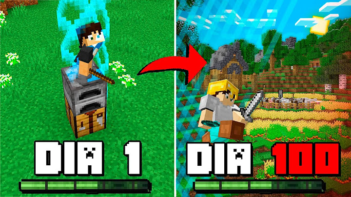 SOBREVIVI 100 DIAS em UM BLOCO COM BARREIRA de XP no MINECRAFT - O FILME