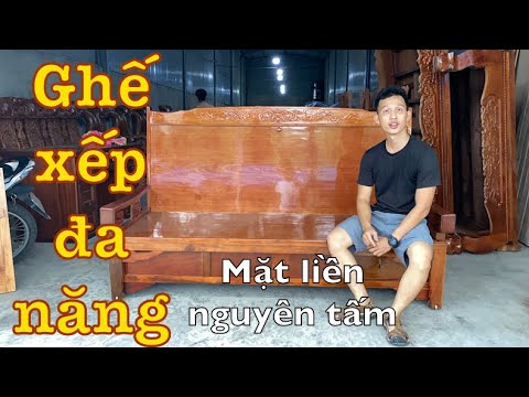 Video Ghế gấp thành giường - ghế xếp đa năng - youtube
