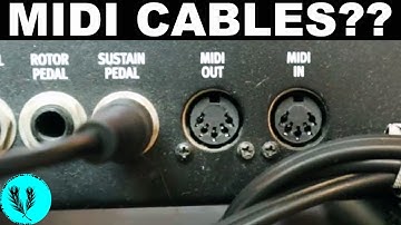 How To Setup MIDI Cable with MIDI Piano & MIDI Interface