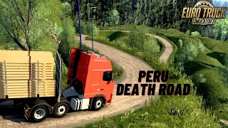 Peru Death Road -Dangerous Turns | Euro Truck Simulator 2