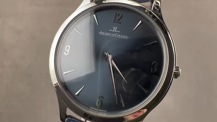 Jaeger lecoultre master ultra thin review năm 2024