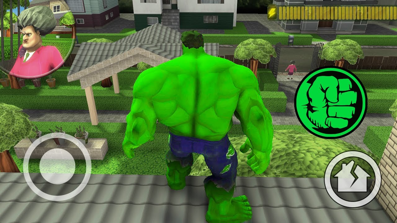 Playing Scary Teacher 3D As A Hulk