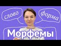 Морфемы: словообразовательные и формообразовательные