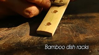 Creative ideas make dish racks use bamboo - Bamboo Furniture