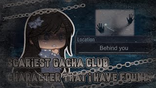 SCARIEST Gacha club character that I have found‼️ Gacha Club Horror - Subtitle | FLASH WARNING‼️