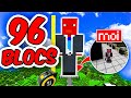 J'ai CONSTRUIS mon skin à ECHELLE GIGANTESQUE sur Minecraft HARDCORE !