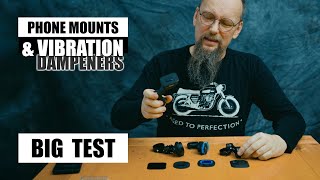 Motorcycle phone mounts & vibration dampeners test. Can they destroy your phone?