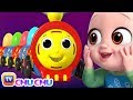 Farm animals song with chu chu toy train  animal sounds song  chuchutv peek  play surprise eggs