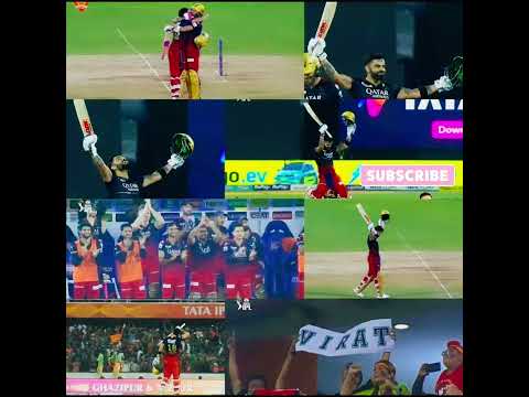 king is always king l Virat Kohli century moment RCB vs SHR match