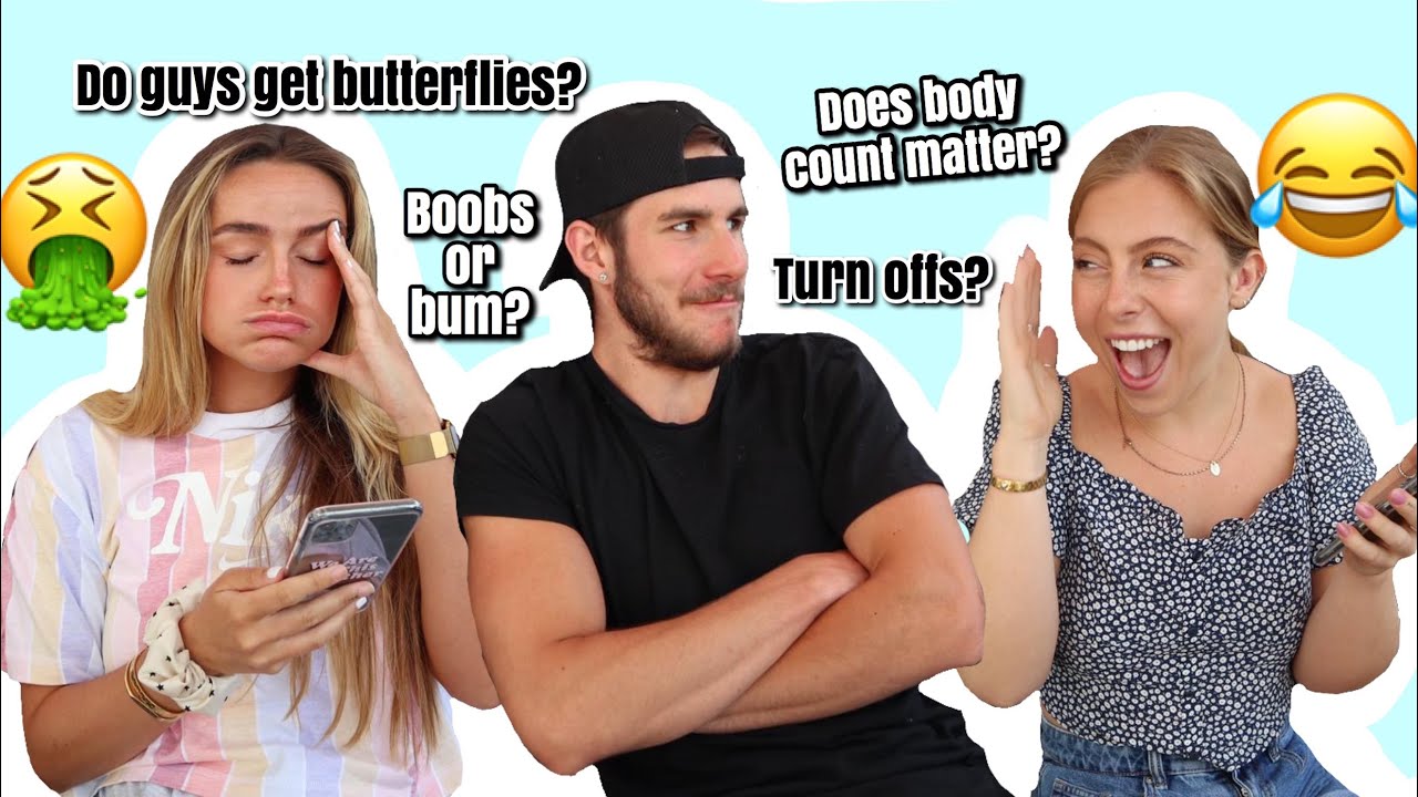 ASKING MY LIL BRO QUESTIONS GIRLS ARE TOO AFRAID TO ASK GUYS! | Syd and ...