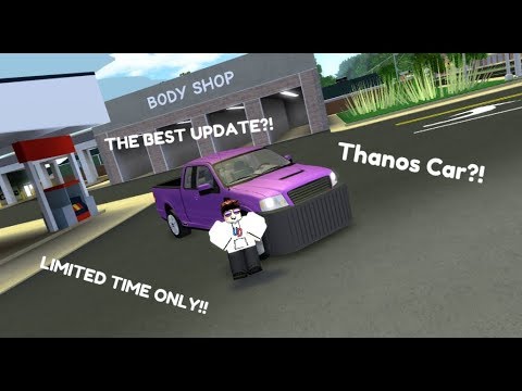 Thanos Car In Ultimate Driving New Ud Update Youtube - roblox ultimate driving reaching 100000 miles and becoming