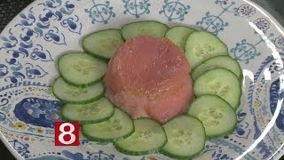 In the Kitchen: Timbale of Smoked Salmon w/ Trout Mousse