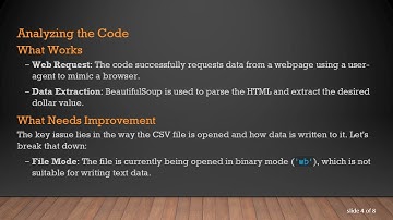 How to Fix Your Python Code for Web Scraping with BeautifulSoup and Save Data to CSV
